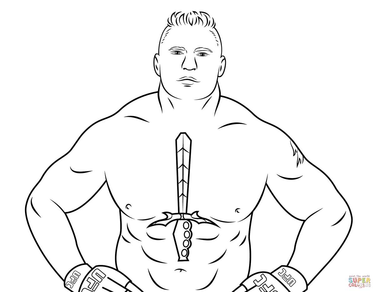printable wwe coloring pages