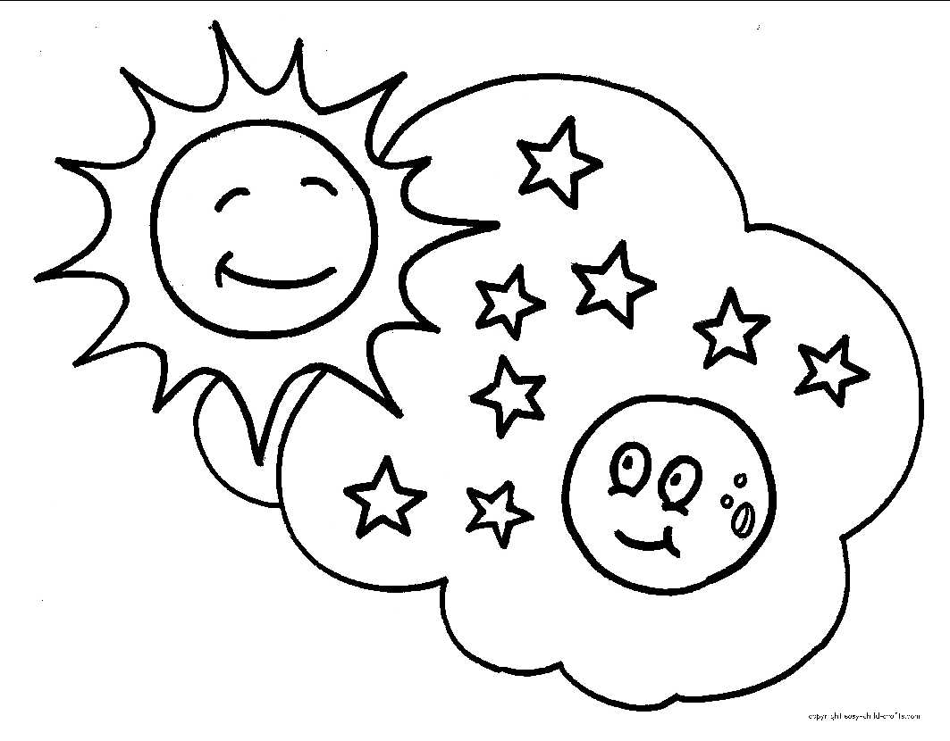 moon printable coloring pages