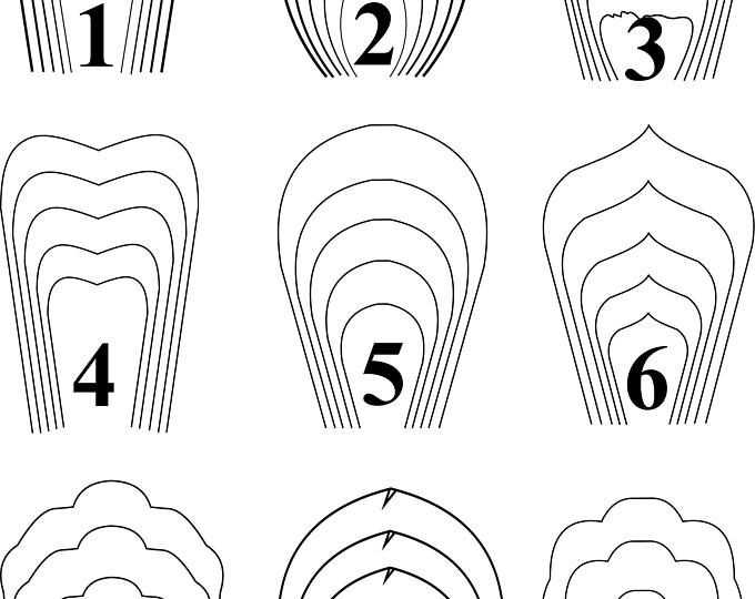 paper flower template free printable