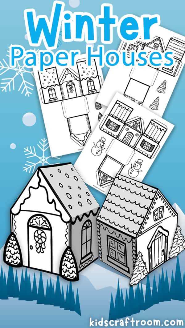 paper house printable template paper house printable template