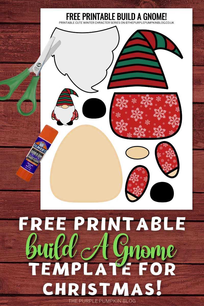 pattern printable gnome template pattern printable gnome template