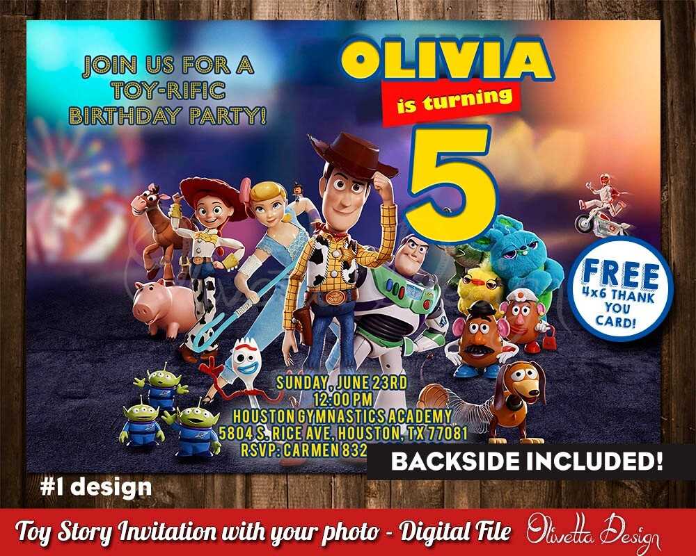 free printable toy story invitation template free printable toy story invitation template