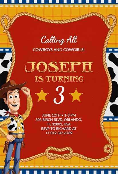 free printable toy story invitation template free printable toy story invitation template