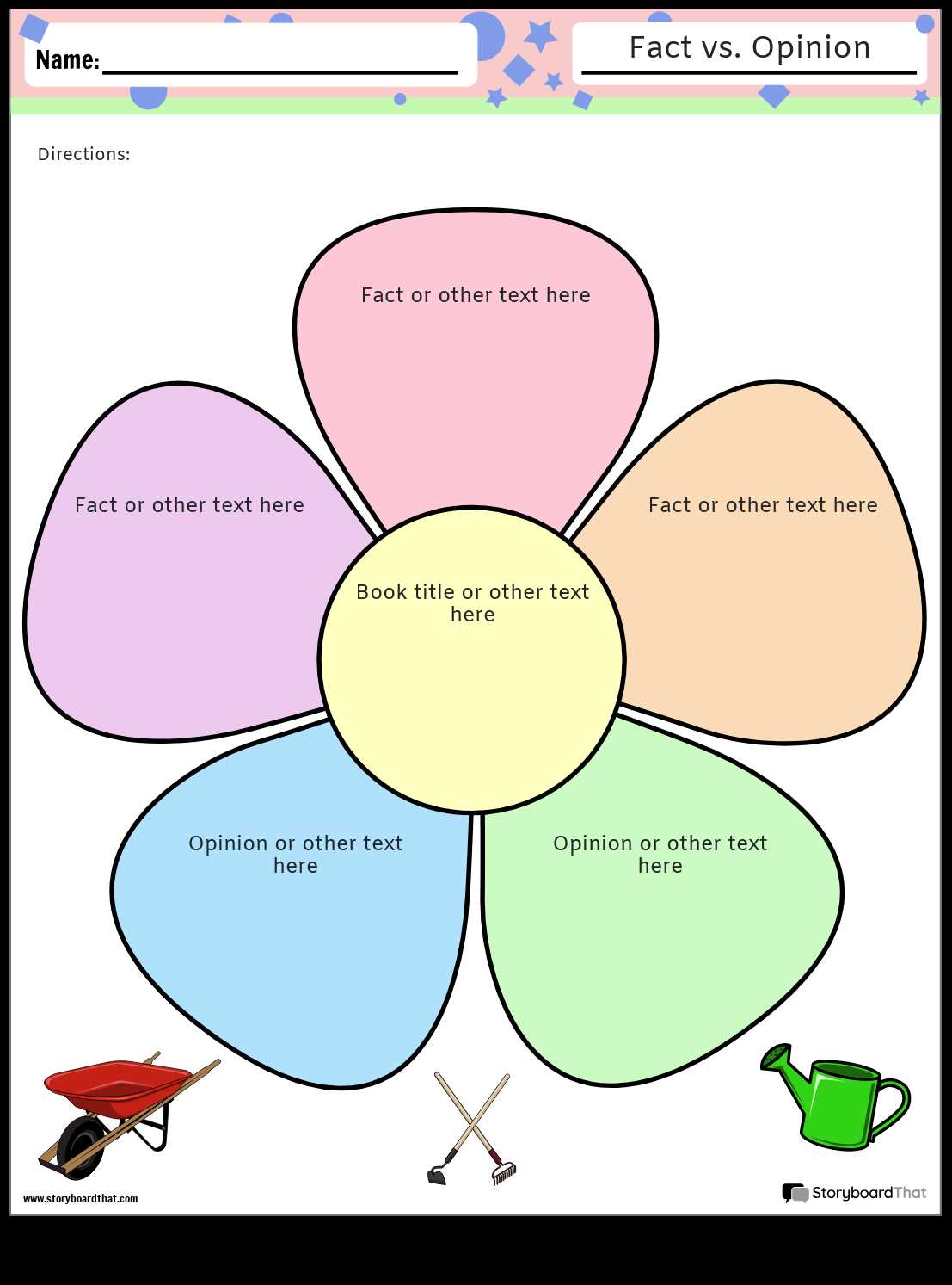 fact and opinion printables