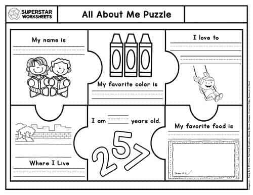 free printable all about me worksheets free printable all about me worksheets