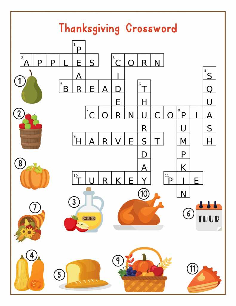 thanksgiving crossword puzzles printable thanksgiving crossword puzzles printable