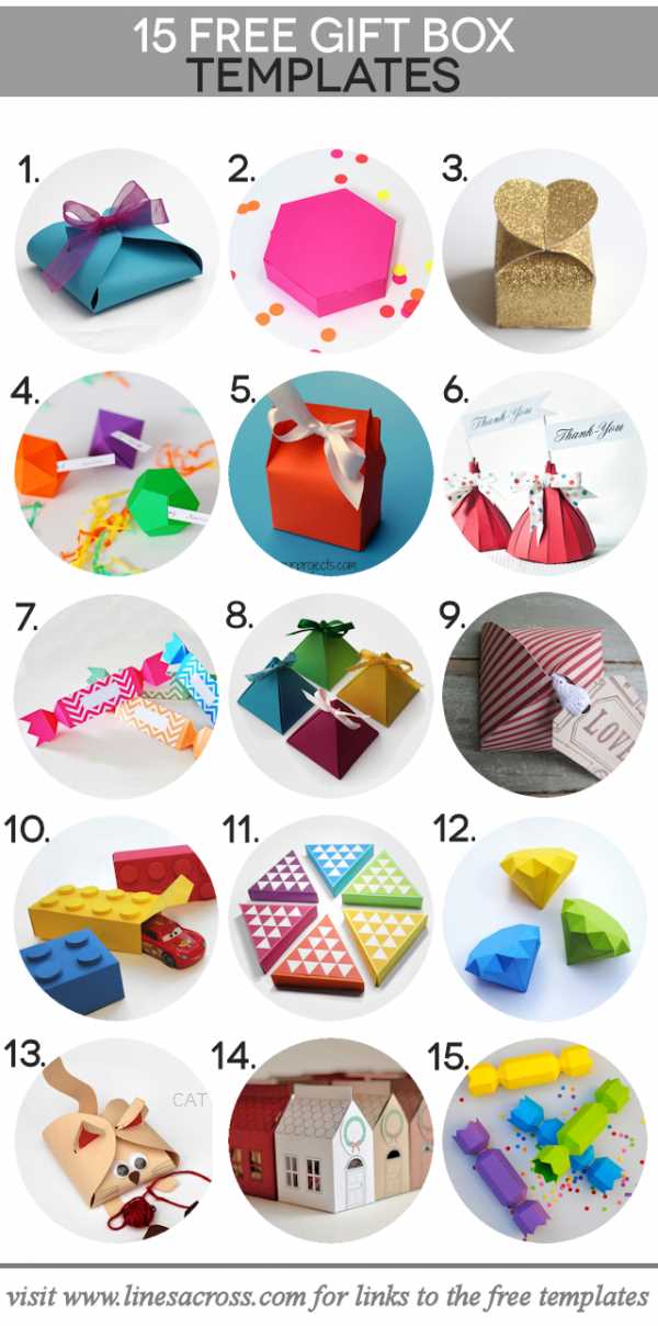 template gift boxes printable template gift boxes printable