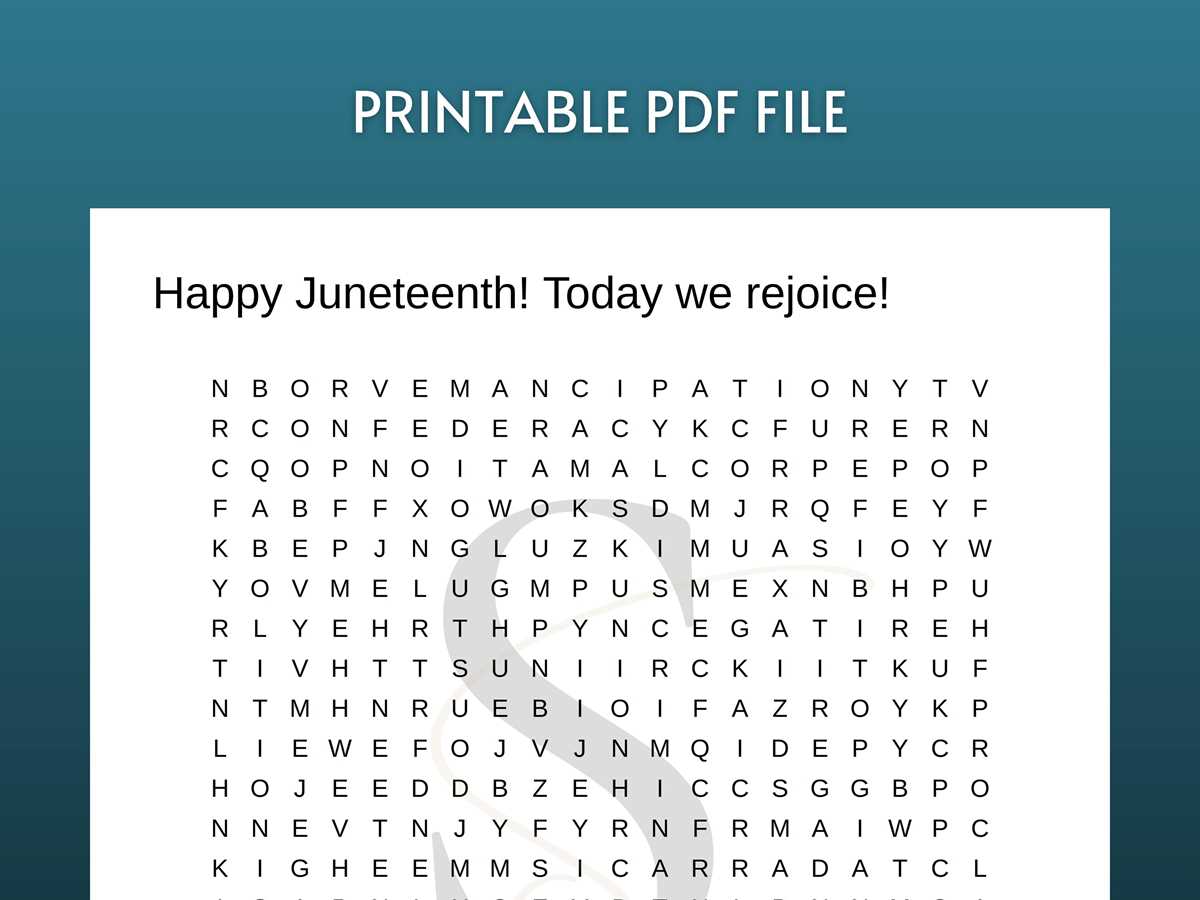 printable juneteenth facts printable juneteenth facts