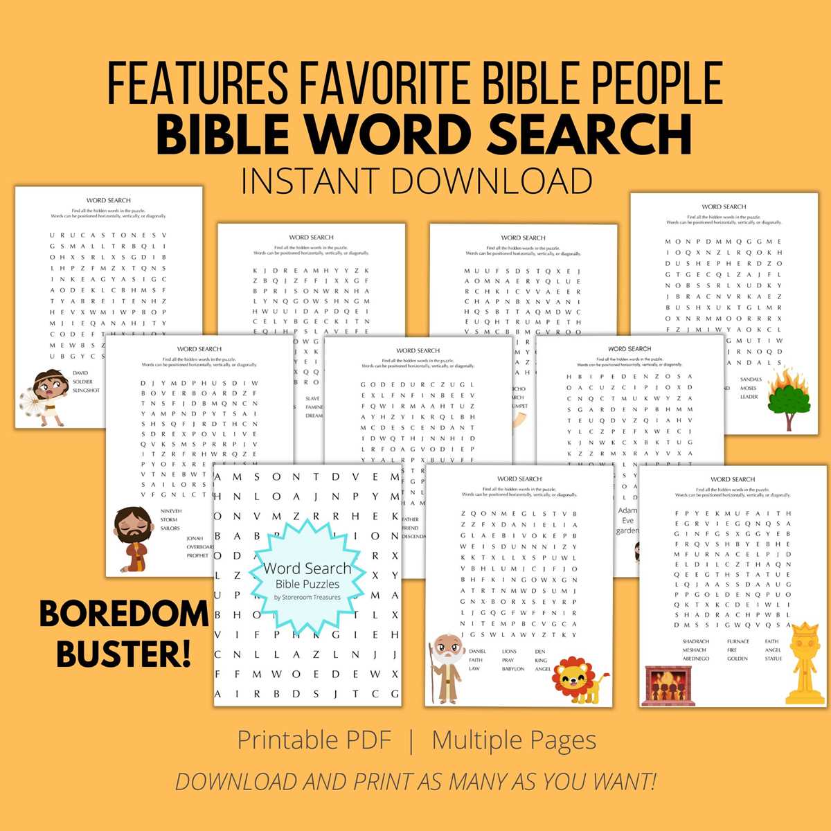 bible word search printable