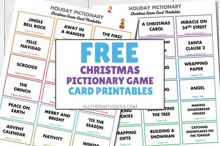 pictionary printable cards pictionary printable cards