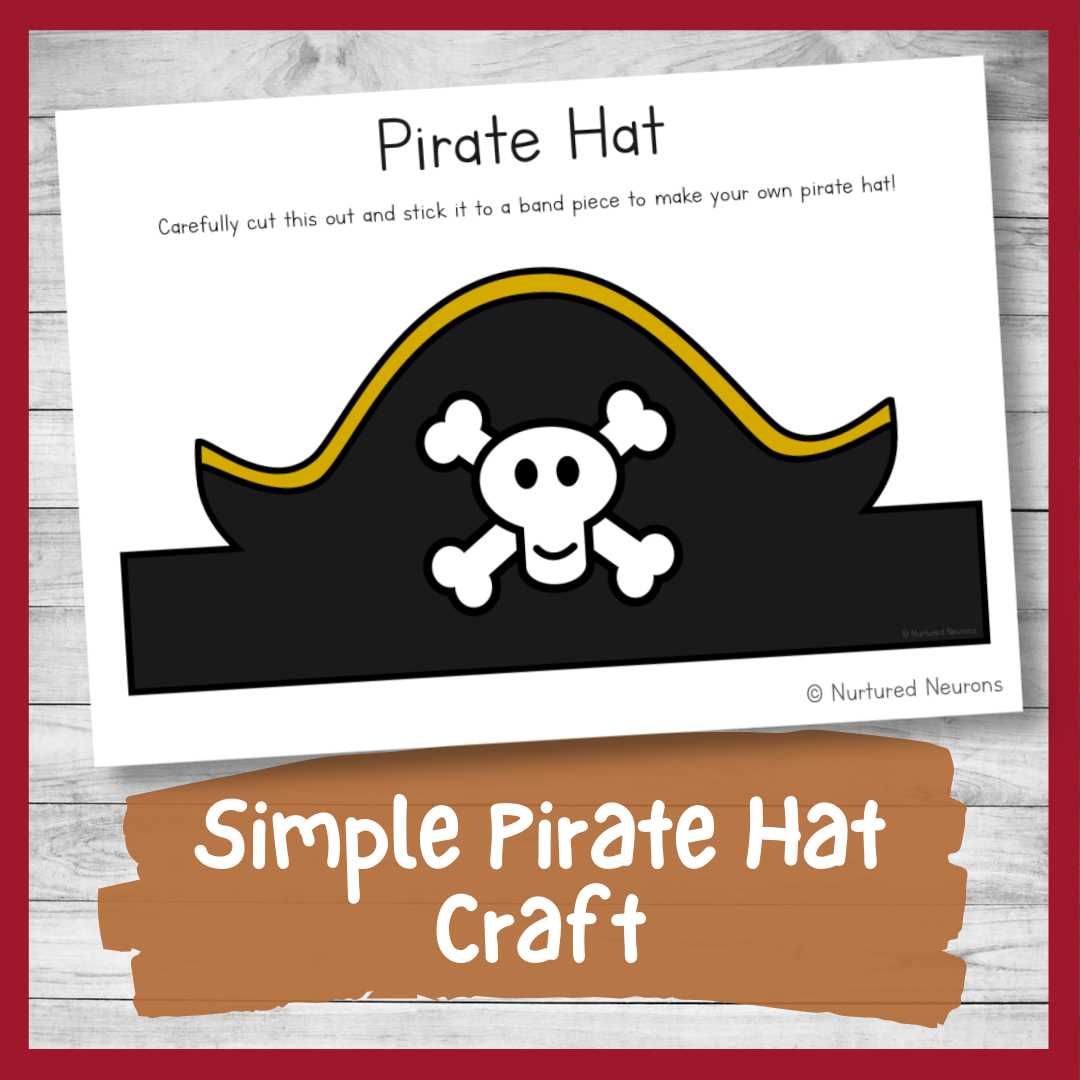 pirate hat pattern printable