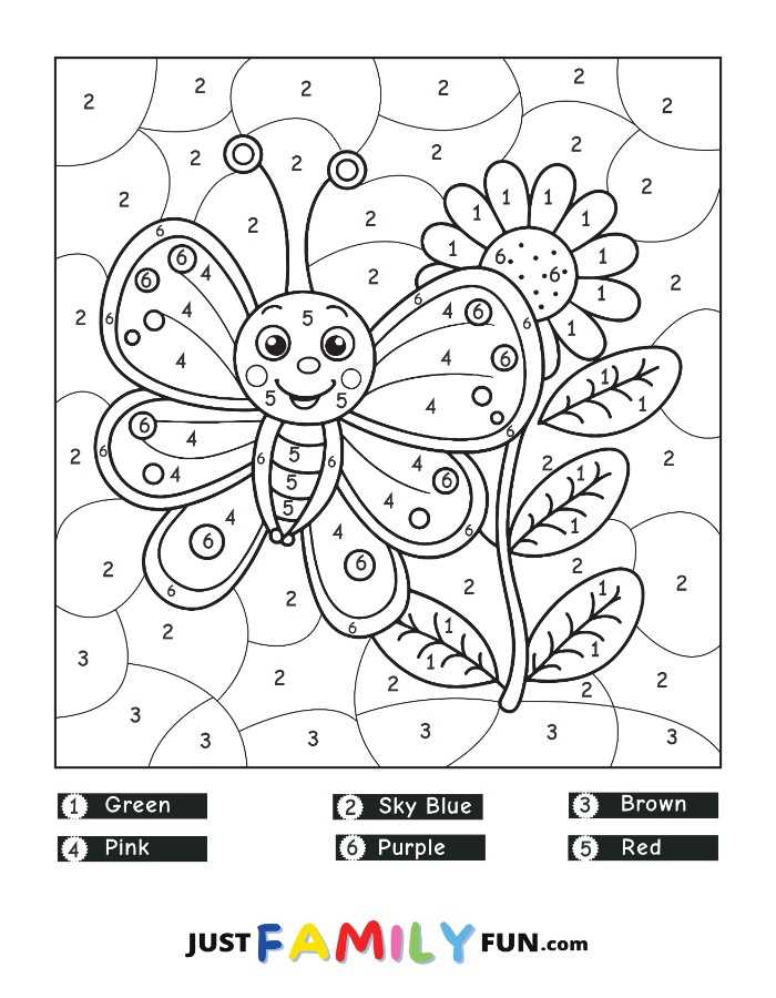 color by number for adults free printable