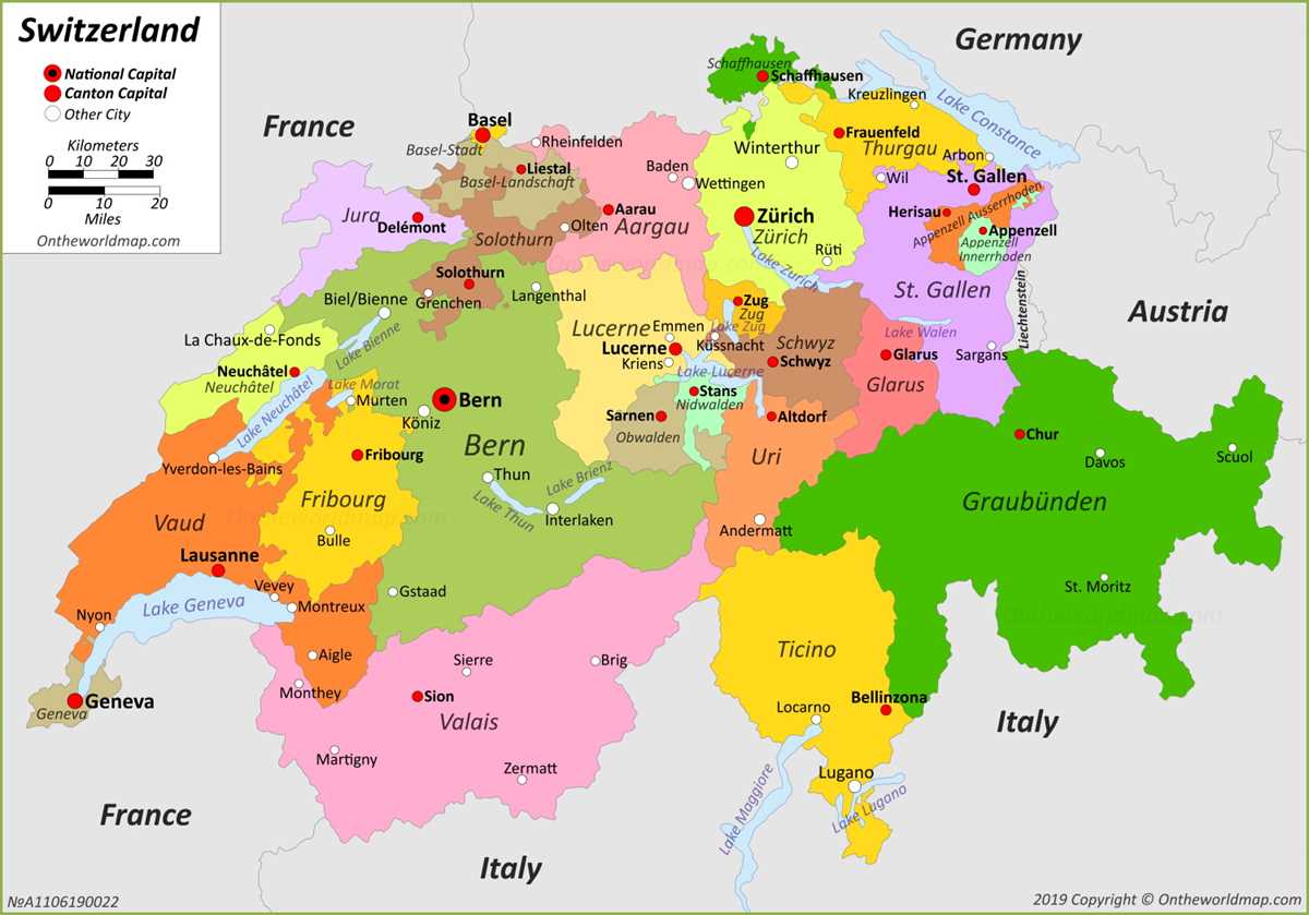 printable map of switzerland printable map of switzerland