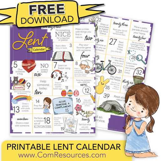 free lent printables free lent printables