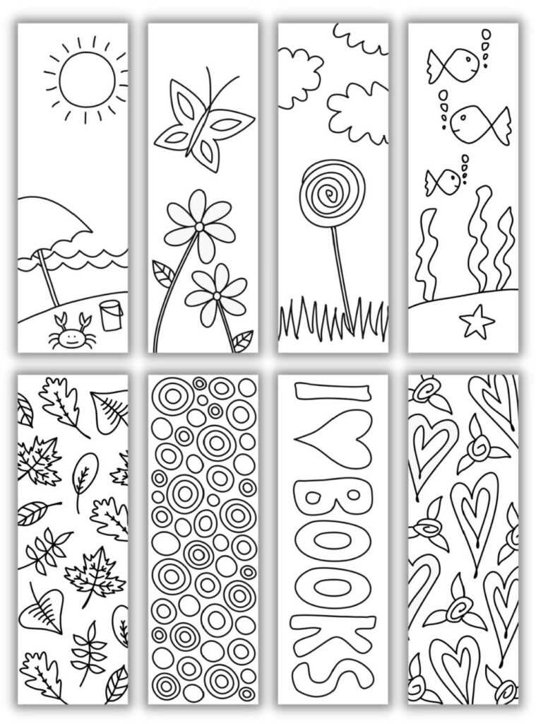 free printable diy bookmarks