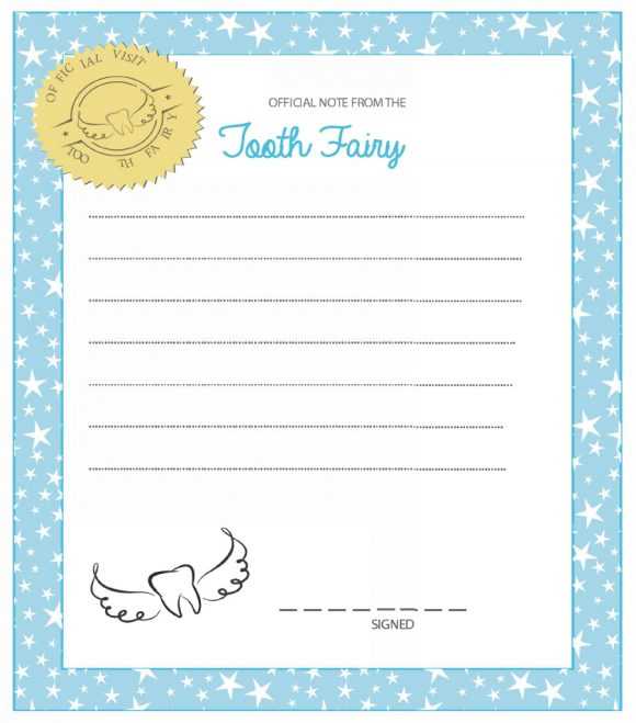 free printable tooth fairy letter free printable tooth fairy letter