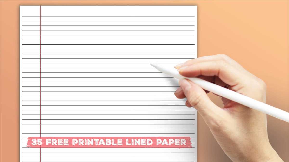 writing paper printable free
