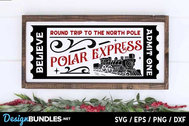polar express movie ticket printable