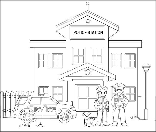 police coloring pages printable police coloring pages printable