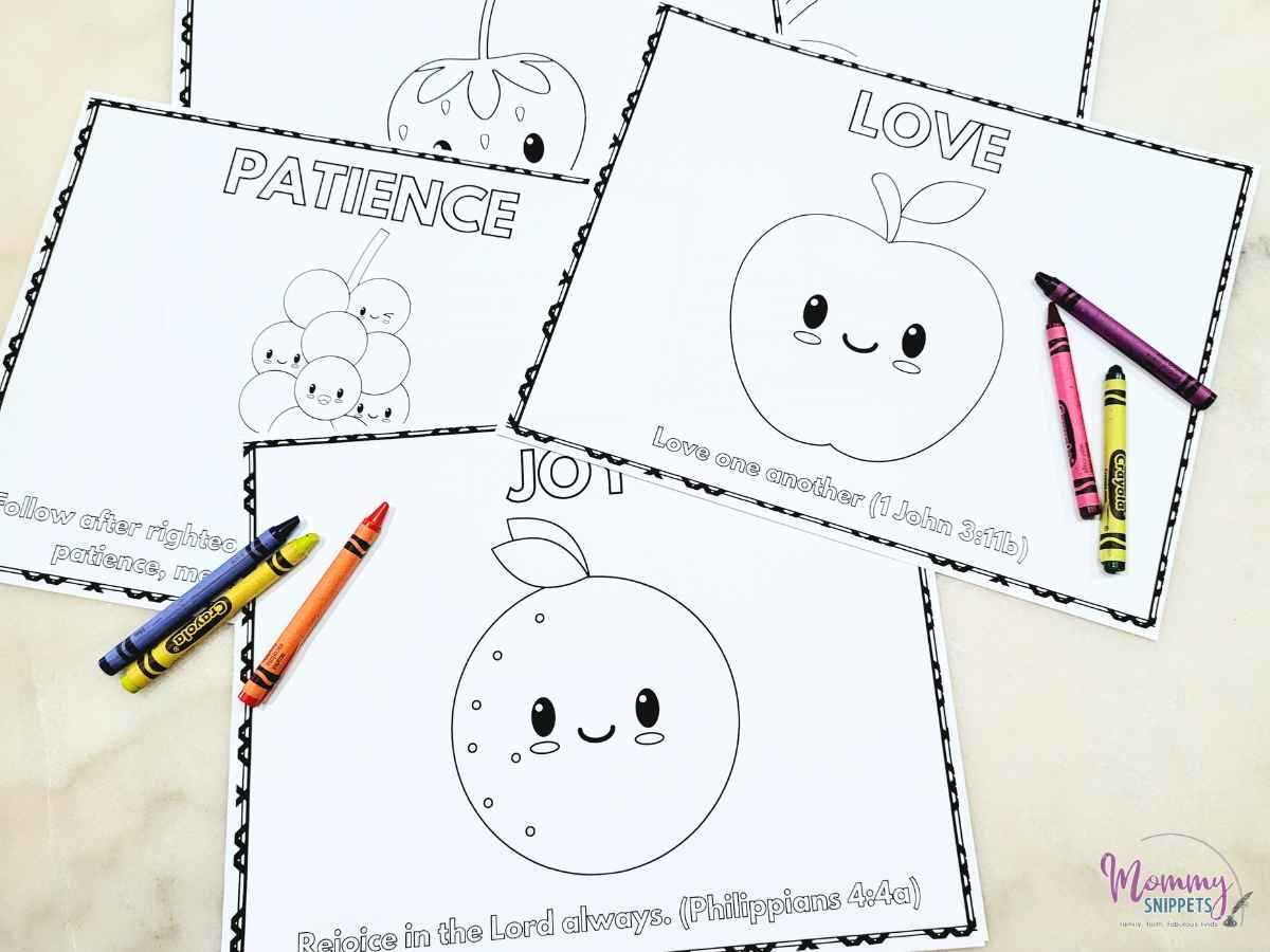 free printable fruit of the spirit crafts free printable fruit of the spirit crafts