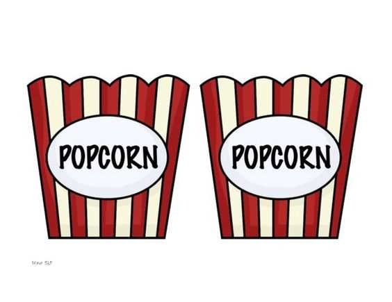 popcorn template printable free