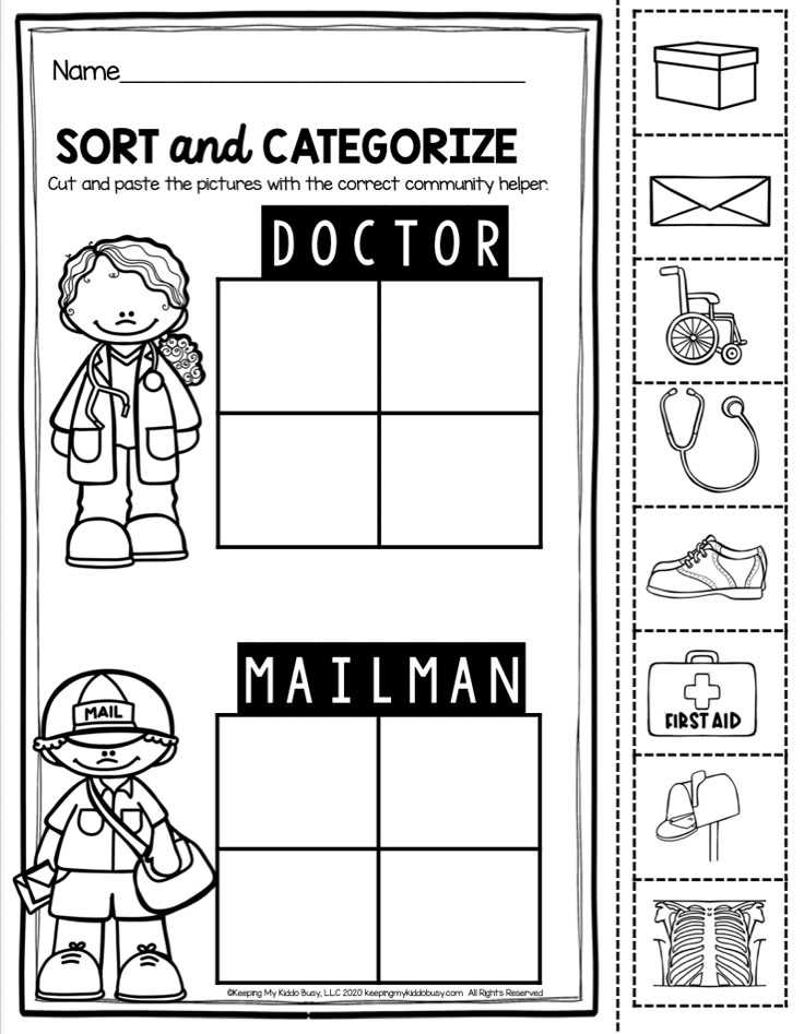 free community helpers printables free community helpers printables