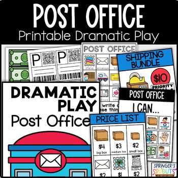 post office dramatic play printables free