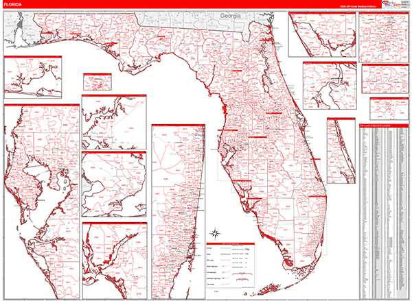 printable florida zip code map printable florida zip code map