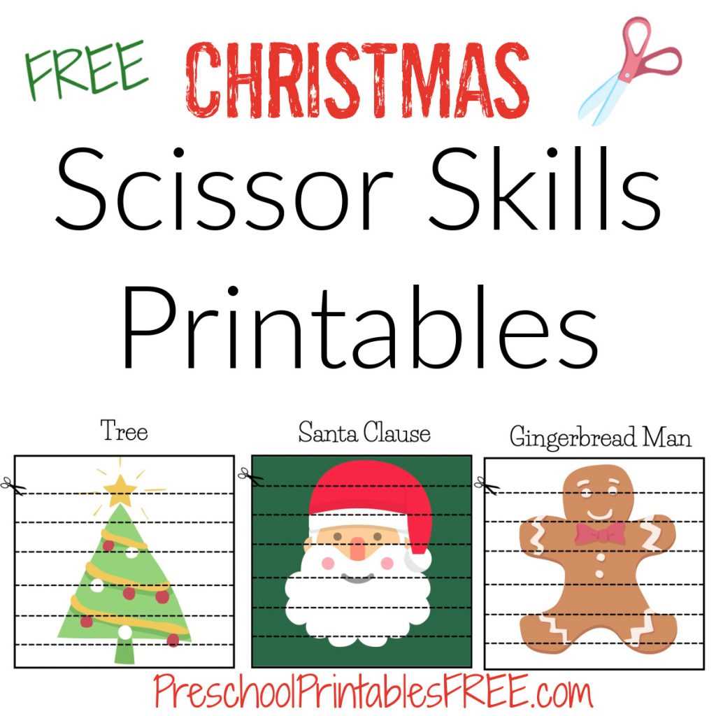 preschool christmas printables
