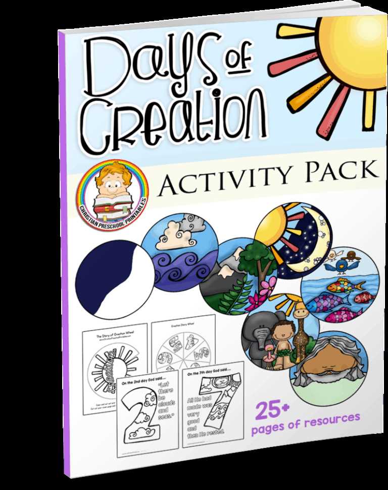 printable 7 days of creation printable 7 days of creation