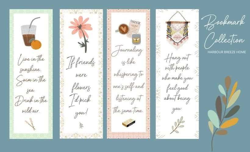 printable aesthetic bookmarks printable aesthetic bookmarks