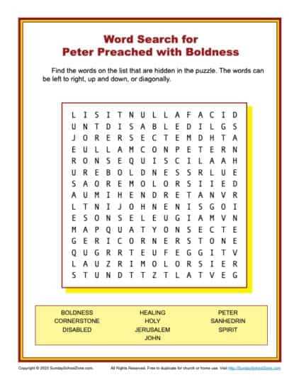 printable bible word searches