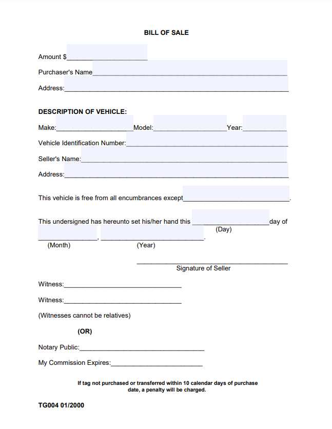 printable bill of sale sc printable bill of sale sc