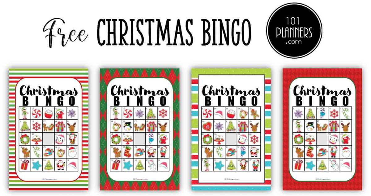 printable bingo christmas printable bingo christmas