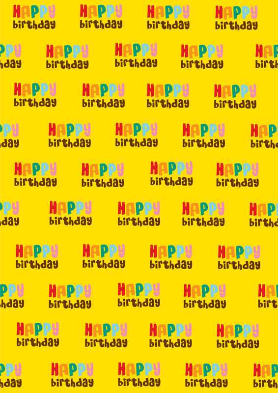 printable birthday gift wrapper