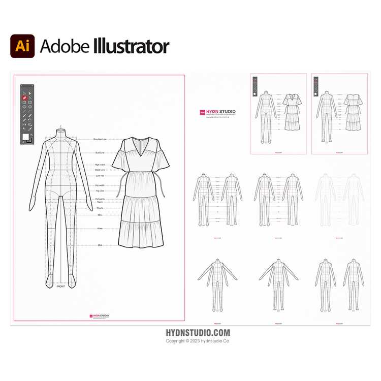 printable blank fashion design templates