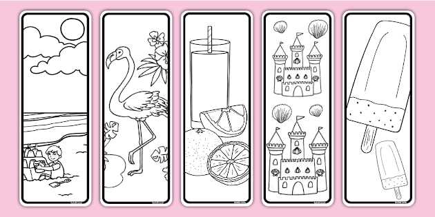 printable bookmarks to color printable bookmarks to color