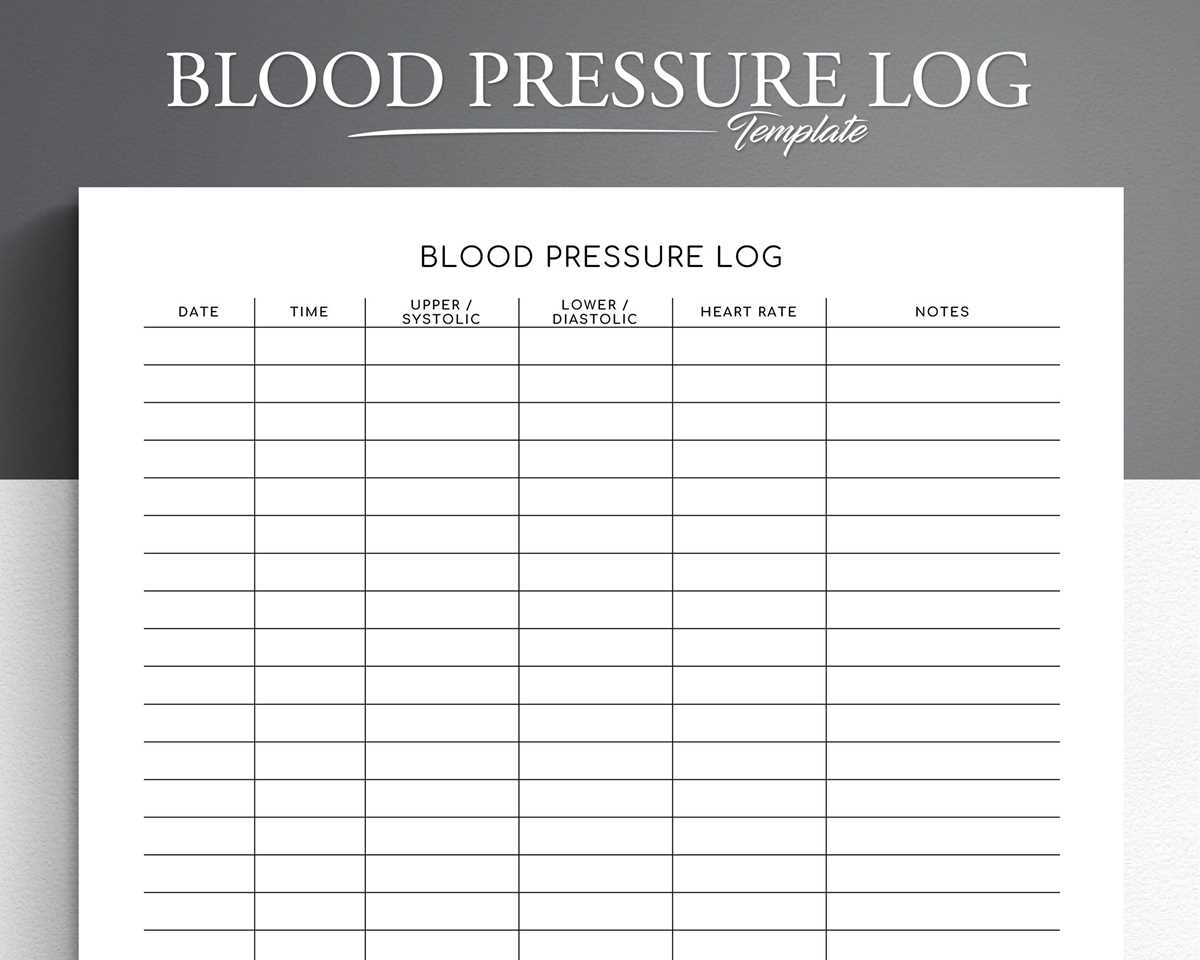 printable bp log printable bp log
