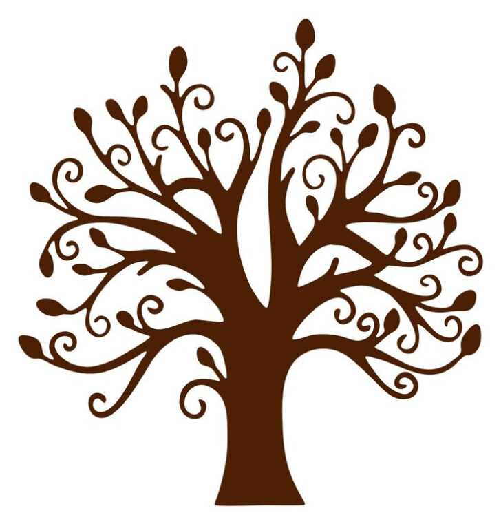 printable brown tree template printable brown tree template