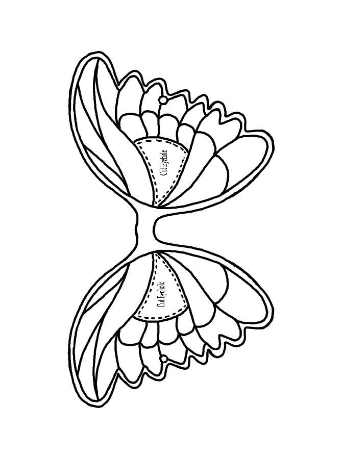 printable butterfly masks