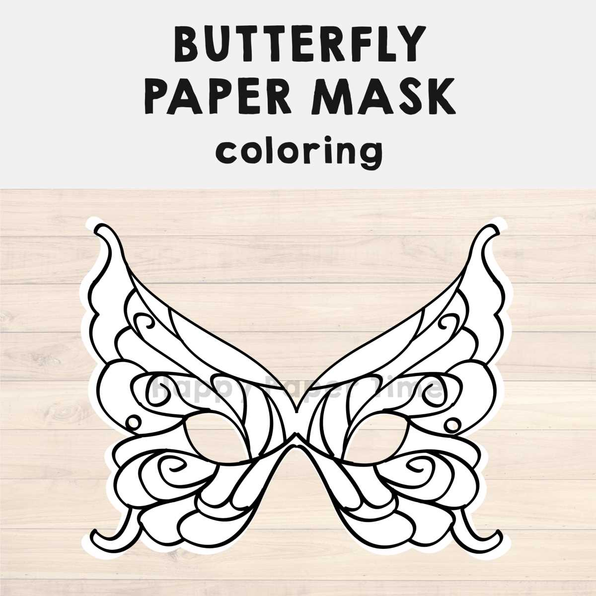 printable butterfly masks