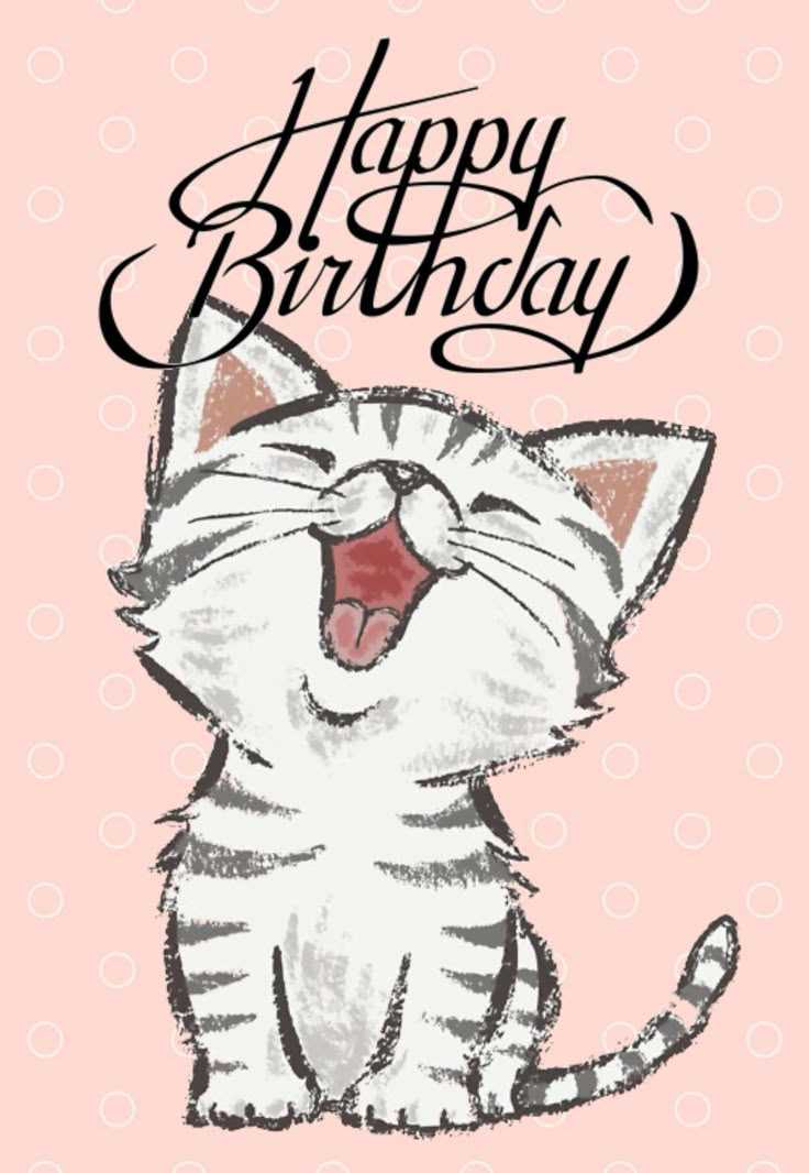 printable cat birthday cards printable cat birthday cards