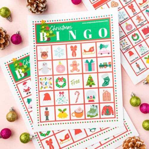 printable christmas bingo cards printable christmas bingo cards
