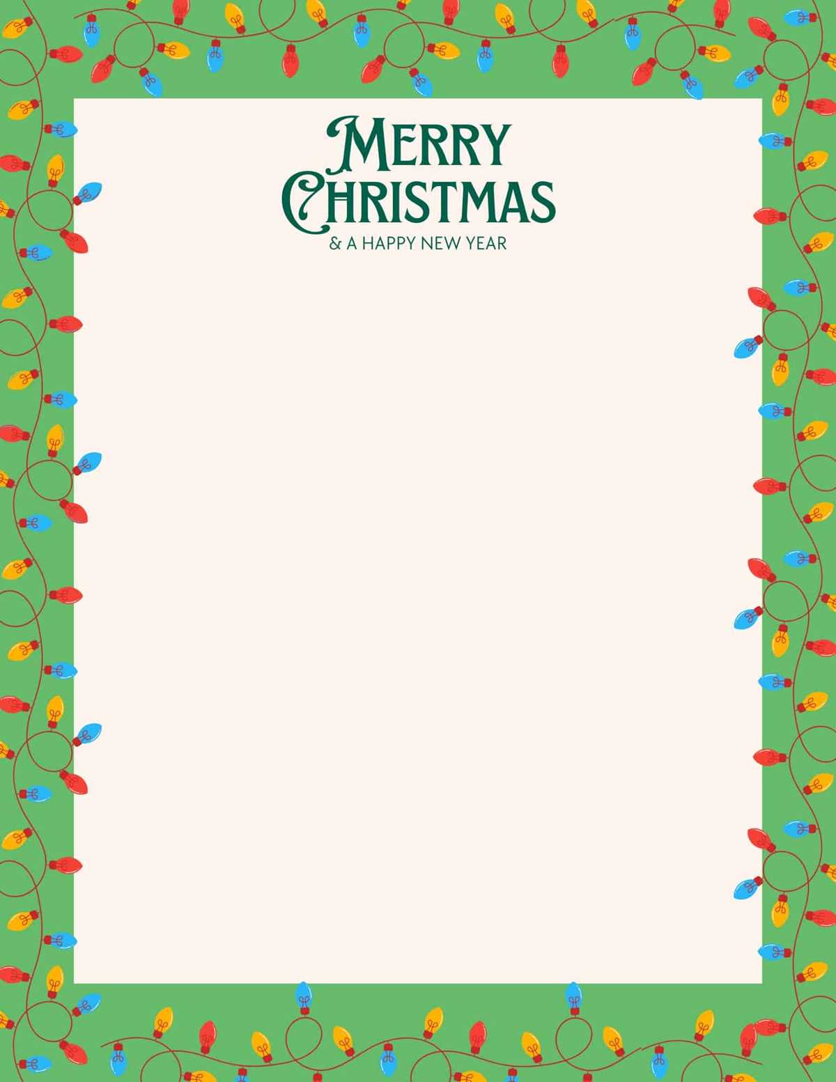 printable christmas border paper