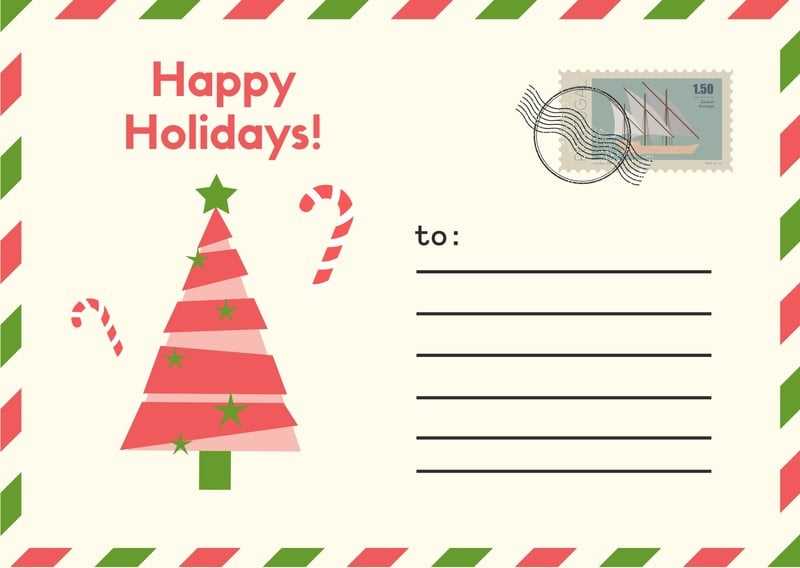 printable christmas postcards templates free printable christmas postcards templates free
