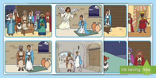 printable christmas story for sunday school with pictures printable christmas story for sunday school with pictures