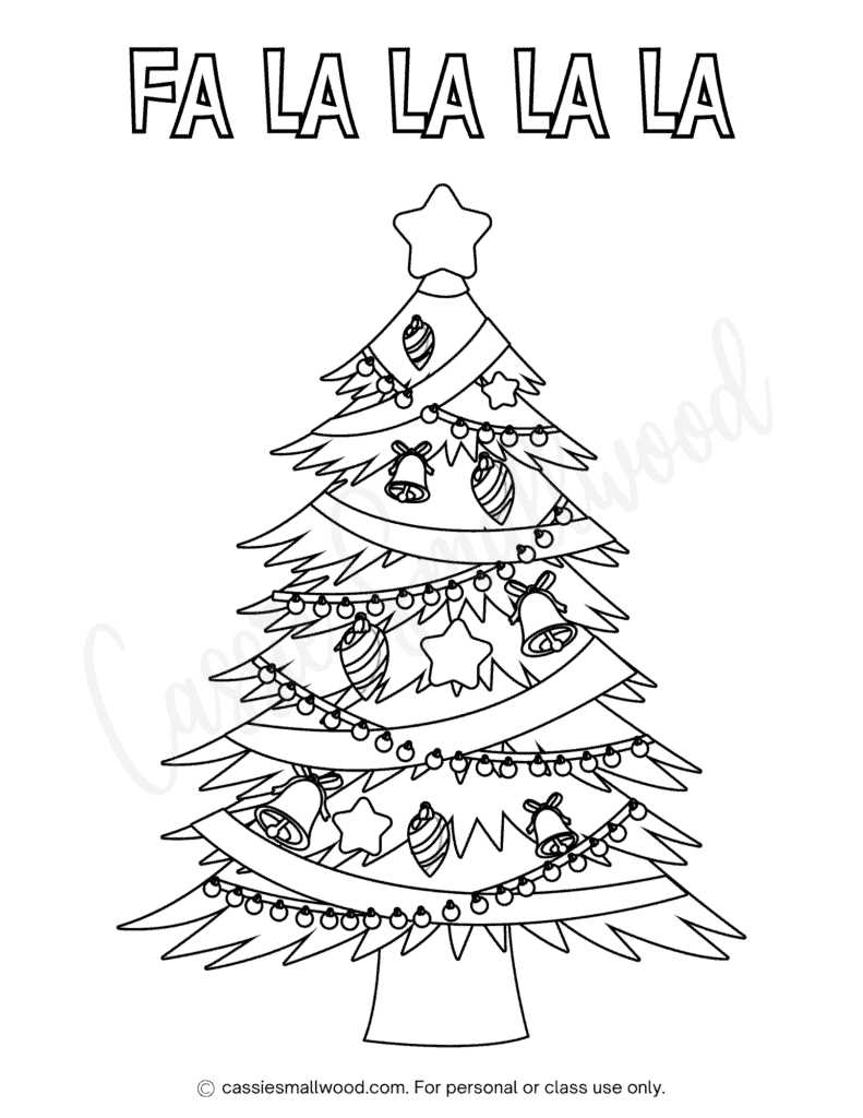 printable christmas tree coloring printable christmas tree coloring