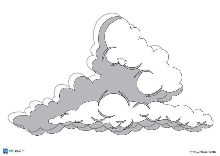 printable cloud shape template printable cloud shape template