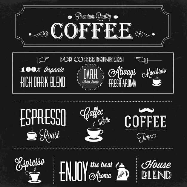 printable coffee bar sign