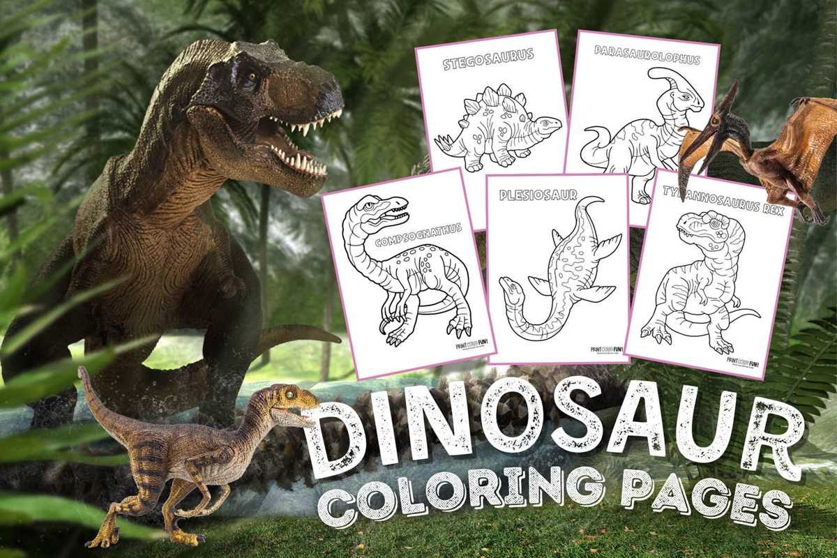 printable coloring page dinosaur